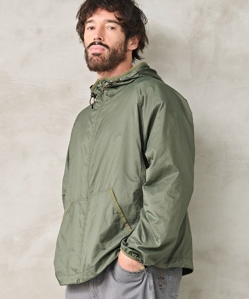 Kelen（ケレン）の「mj11185- WALTER  SHEER RIP HOODIE フードジャケット(KLM26HJK1122)（ブルゾン・メンズ・ブラック/カーキ/ホワイト・38/40/42）」の6枚目の写真
