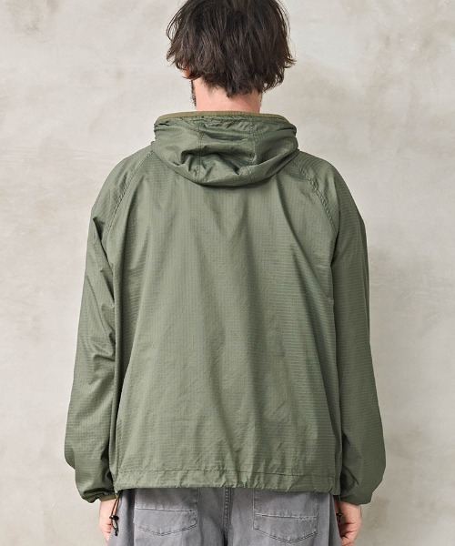 Kelen（ケレン）の「mj11185- WALTER  SHEER RIP HOODIE フードジャケット(KLM26HJK1122)（ブルゾン・メンズ・ブラック/カーキ/ホワイト・38/40/42）」の9枚目の写真