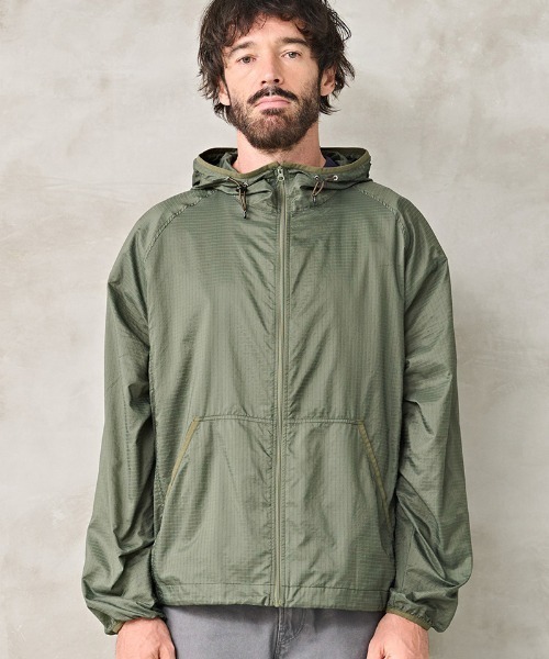 Kelen（ケレン）の「mj11185- WALTER  SHEER RIP HOODIE フードジャケット(KLM26HJK1122)（ブルゾン・メンズ・ブラック/カーキ/ホワイト・38/40/42）」の7枚目の写真