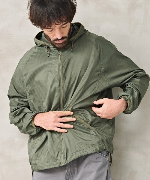 Kelen（ケレン）の「mj11185- WALTER  SHEER RIP HOODIE フードジャケット(KLM26HJK1122)（ブルゾン・メンズ・ブラック/カーキ/ホワイト・38/40/42）」の5枚目の写真