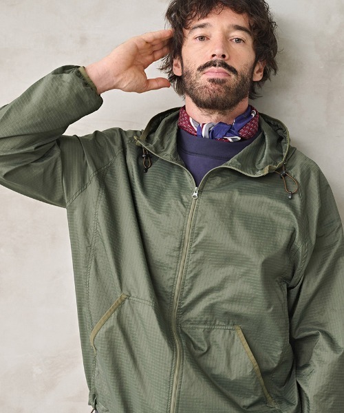 Kelen（ケレン）の「mj11185- WALTER  SHEER RIP HOODIE フードジャケット(KLM26HJK1122)（ブルゾン・メンズ・ブラック/カーキ/ホワイト・38/40/42）」の4枚目の写真