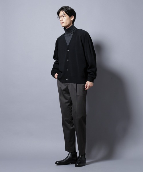 NANO universe（ナノユニバース）の「ELITE 7 FUNCTION W-FACE カーディガン（カーディガン/ボレロ・メンズ・カーキ/ブラック/チャコール・M/L）」の10枚目の写真