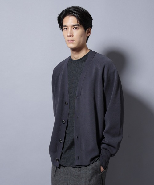 NANO universe（ナノユニバース）の「ELITE 7 FUNCTION W-FACE カーディガン（カーディガン/ボレロ・メンズ・カーキ/ブラック/チャコール・M/L）」の11枚目の写真