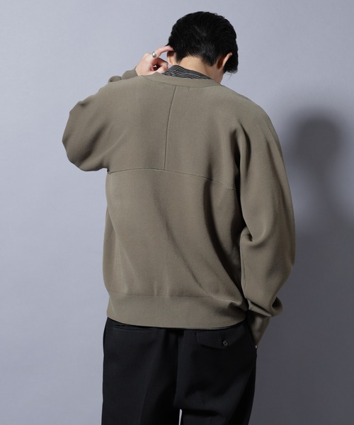 NANO universe（ナノユニバース）の「ELITE 7 FUNCTION W-FACE カーディガン（カーディガン/ボレロ・メンズ・カーキ/ブラック/チャコール・M/L）」の20枚目の写真