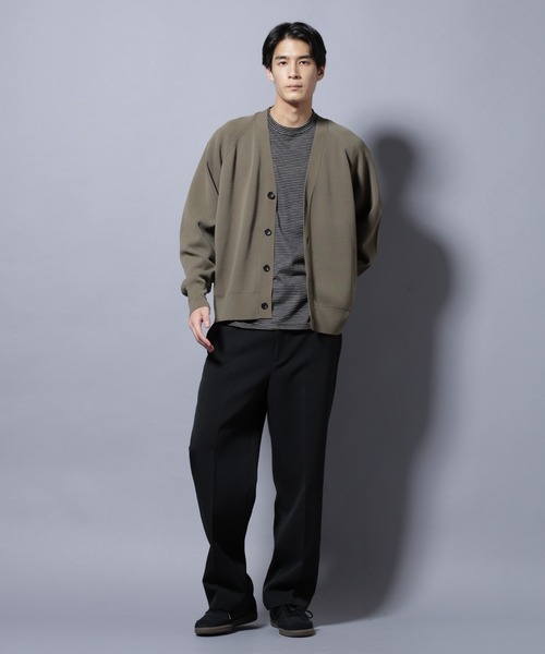 NANO universe（ナノユニバース）の「ELITE 7 FUNCTION W-FACE カーディガン（カーディガン/ボレロ・メンズ・カーキ/ブラック/チャコール・M/L）」の21枚目の写真