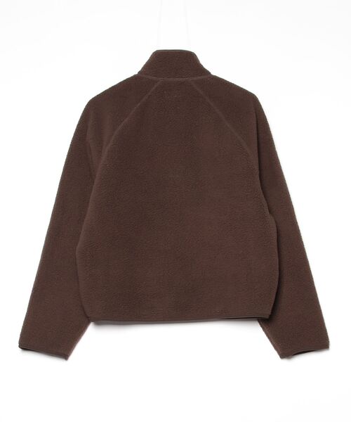 GUESS JEANS Mock Neck Sherpa Jacket ハーフジップ | GUESS(ゲス