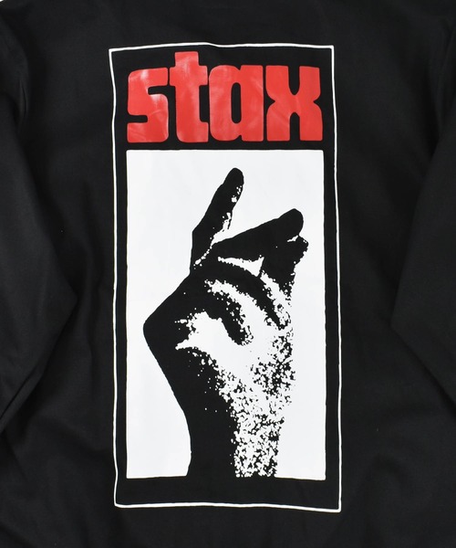 HUF（ハフ）の「【C-HUF】【HUF×STAX Records/ハフ×スタックス・レコード】STAX JACKET JK00460（ブルゾン・メンズ・ブラック・X-LARGE/LARGE/MEDIUM/SMALL）」の11枚目の写真