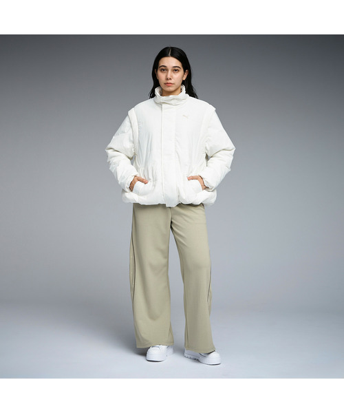 PUMA（プーマ）の「PUMA プーマ ウィメンズ オータム 2ウェイ ジャケット（ブルゾン・レディース・ブラック/オフホワイト・X-LARGE/LARGE/SMALL/MEDIUM）」の14枚目の写真