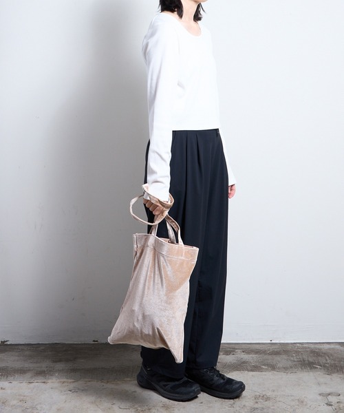 SPRUCE(スプルース)の「EM:プマキラキラトート(トートバッグ・レディース・ブラック/カーキ/ライトピンク/ベージュ・FREE)」の14枚目の写真