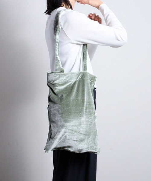 SPRUCE(スプルース)の「EM:プマキラキラトート(トートバッグ・レディース・ブラック/カーキ/ライトピンク/ベージュ・FREE)」の17枚目の写真