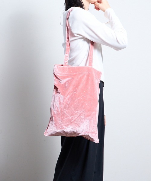 SPRUCE(スプルース)の「EM:プマキラキラトート(トートバッグ・レディース・ブラック/カーキ/ライトピンク/ベージュ・FREE)」の19枚目の写真