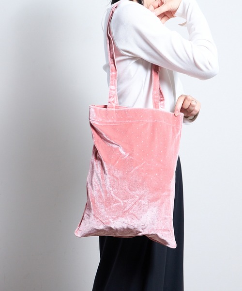 SPRUCE(スプルース)の「EM:プマキラキラトート(トートバッグ・レディース・ブラック/カーキ/ライトピンク/ベージュ・FREE)」の21枚目の写真