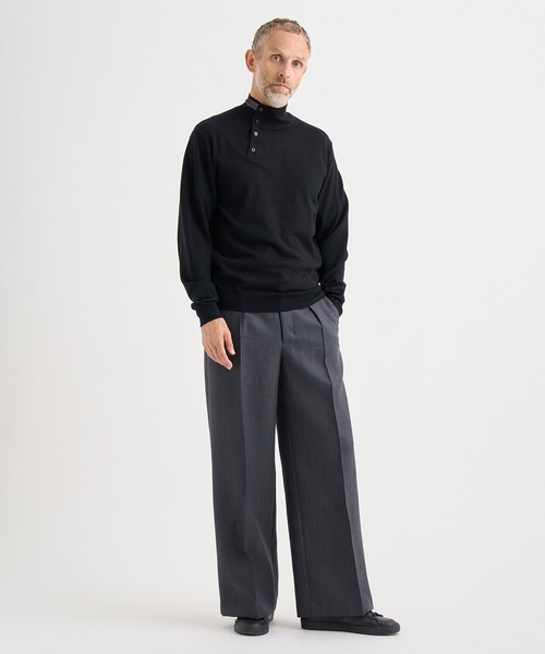irenisa/イレニサ】別注WOOL HIGH-NECK KNIT PULLOVER（ニット