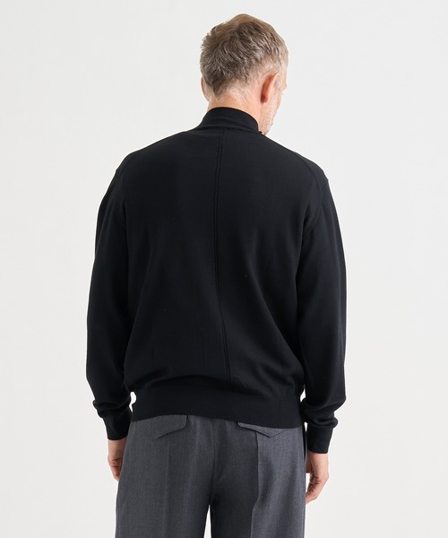 IRENISA(イレニサ)の「【irenisa/イレニサ】別注WOOL HIGH-NECK KNIT PULLOVER(ニット/セーター・メンズ・ブラック・4/3/2)」の6枚目の写真