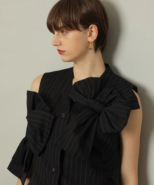 リボンベスト（その他アウター）｜CADUNE（カデュネ）のファッション
