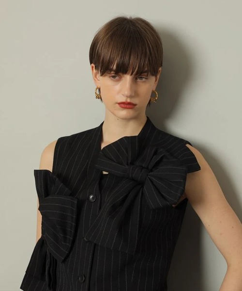 リボンベスト（その他アウター）｜CADUNE（カデュネ）のファッション