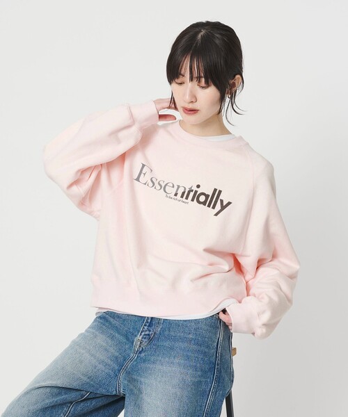 AMERICANA（アメリカーナ）の「【別注】＜Americana＞ロゴスウェットプルオーバー（スウェット・レディース・ピンク/ホワイト・FREE）」の7枚目の写真