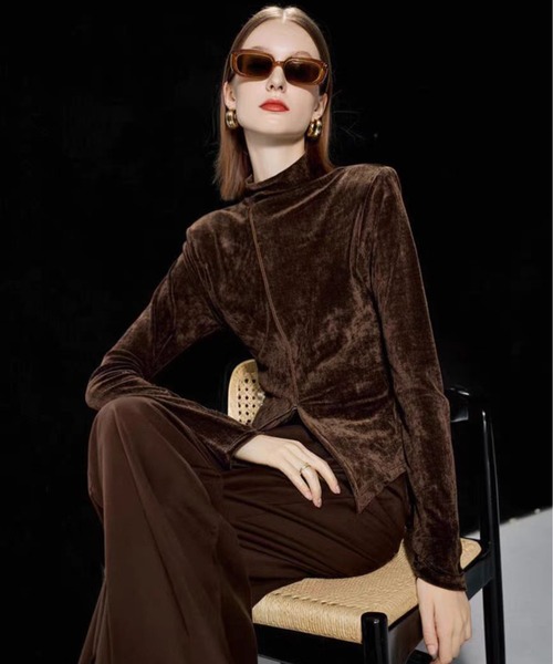 D&G ベルベット グラフィック長袖トップス 40 D&G ベルベット グラフィック長袖トップス 40 D&G ベルベット