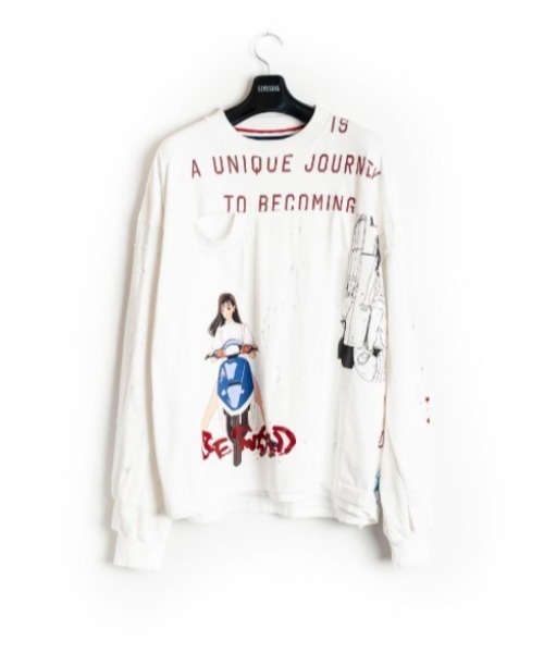 SEVESKIG（セヴシグ）の「seveskig/セブシグ/NReborn L/SL Tee Shirt Ver, Hisashi Eguchi（Tシャツ/カットソー・メンズ・ブラック/ホワイト・L/XL/M）」の17枚目の写真