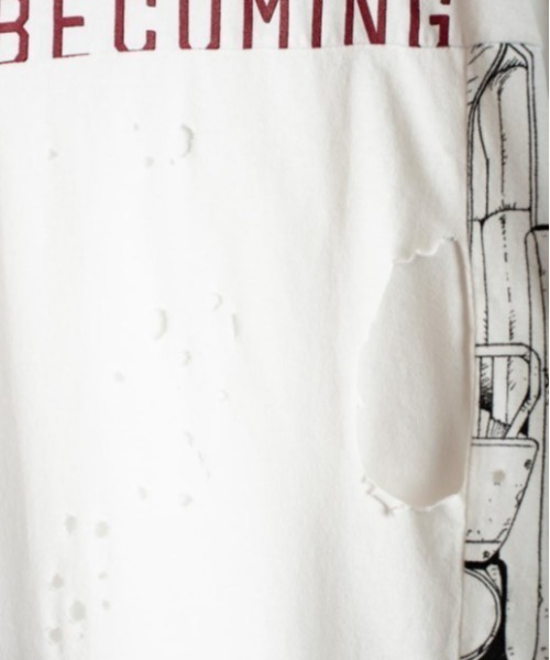 SEVESKIG（セヴシグ）の「seveskig/セブシグ/NReborn L/SL Tee Shirt Ver, Hisashi Eguchi（Tシャツ/カットソー・メンズ・ブラック/ホワイト・L/XL/M）」の20枚目の写真