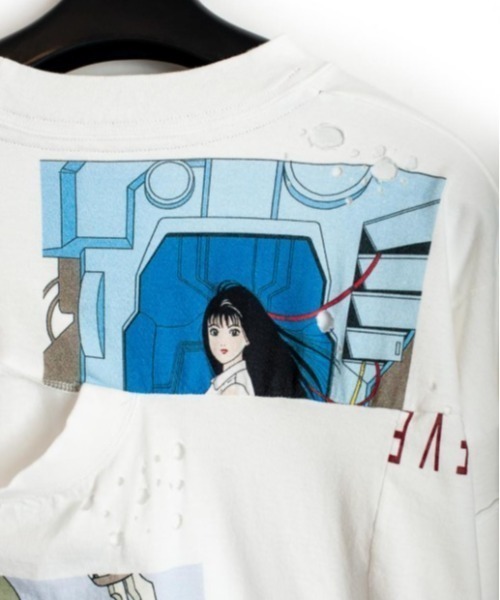 SEVESKIG（セヴシグ）の「seveskig/セブシグ/NReborn L/SL Tee Shirt Ver, Hisashi Eguchi（Tシャツ/カットソー・メンズ・ブラック/ホワイト・L/XL/M）」の3枚目の写真