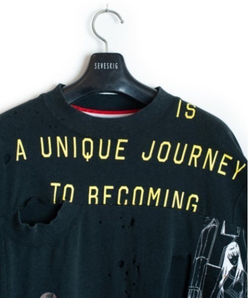 SEVESKIG（セヴシグ）の「seveskig/セブシグ/NReborn L/SL Tee Shirt Ver, Hisashi Eguchi（Tシャツ/カットソー・メンズ・ブラック/ホワイト・L/XL/M）」の10枚目の写真