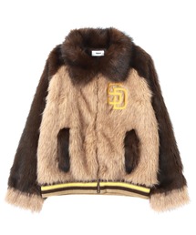 atmos pink MLB Faux Far Blouson / アトモス ピンク MLB フォー ファー ブルゾン 【SP】