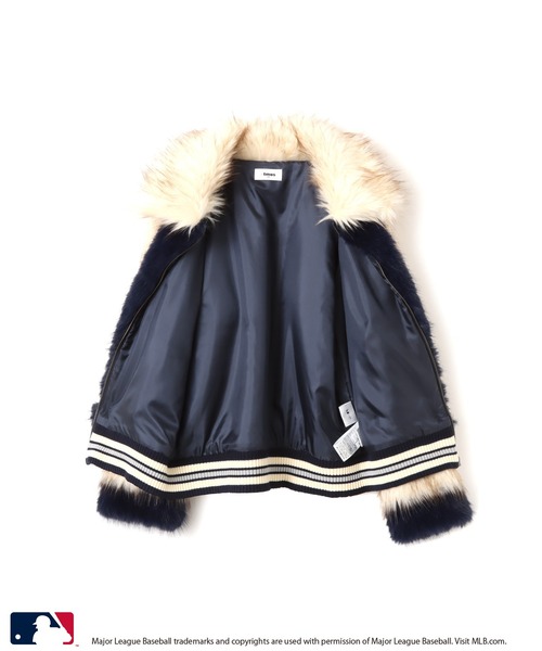 MLB(メジャーリーグベースボール)の「atmos pink MLB Faux Far Blouson / アトモス ピンク MLB フォー ファー ブルゾン 【SP】(その他アウター・レディース・グレー/ベージュ/ネイビー・FREE)」の11枚目の写真