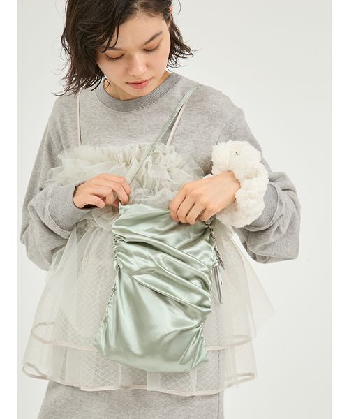 emmi（エミ）の「【セットアイテム】HOLIDAYギフトセット（トートバッグ・レディース・ミント/ホワイト/ブラウン・F）」の17枚目の写真