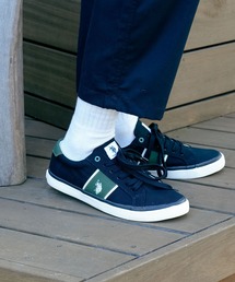 LB/S （エルビーエス）の「【U.S. POLO ASSN./ユーエスポロアッスン】配色ライン コートソール キャンパス スニーカー（スニーカー）」