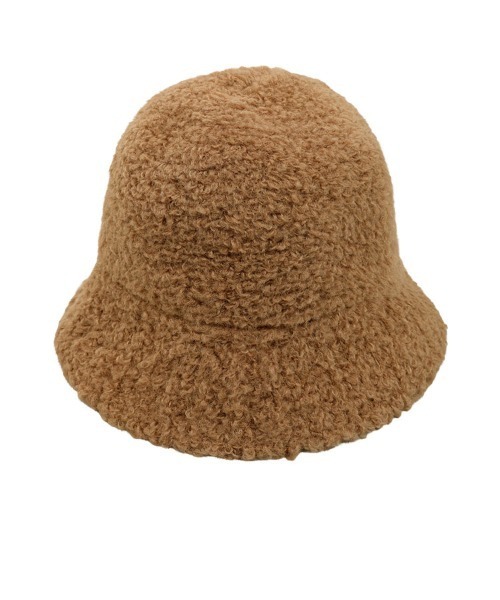 KOBE LETTUCE（コウベレタス）の「ボアバケットハット（ハット・レディース・ブラック/キャメル/アイボリー・FREE）」の9枚目の写真