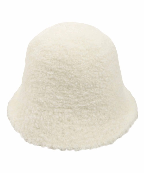 KOBE LETTUCE（コウベレタス）の「ボアバケットハット（ハット・レディース・ブラック/キャメル/アイボリー・FREE）」の11枚目の写真