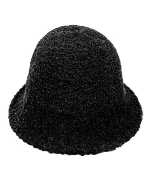 KOBE LETTUCE（コウベレタス）の「ボアバケットハット（ハット・レディース・ブラック/キャメル/アイボリー・FREE）」の12枚目の写真