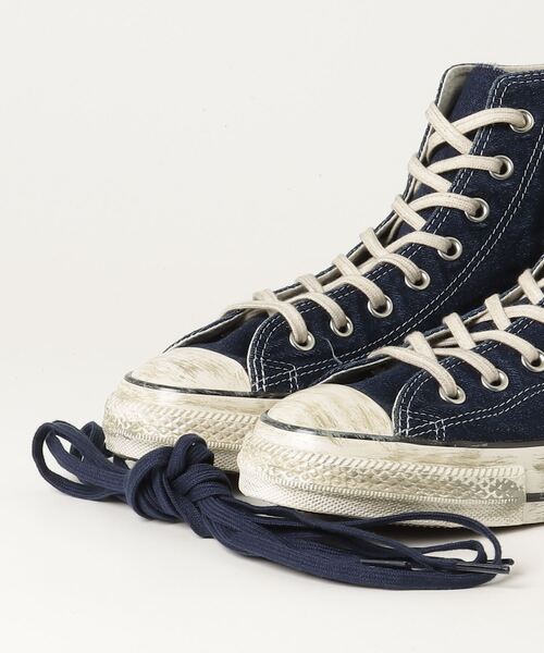 CONVERSE（コンバース）の「CONVERSE / コンバース：ALL STAR AGED FADEDENIM AG HI：31315220[AST]（スニーカー・メンズ・ネイビー・27.5cm）」の4枚目の写真