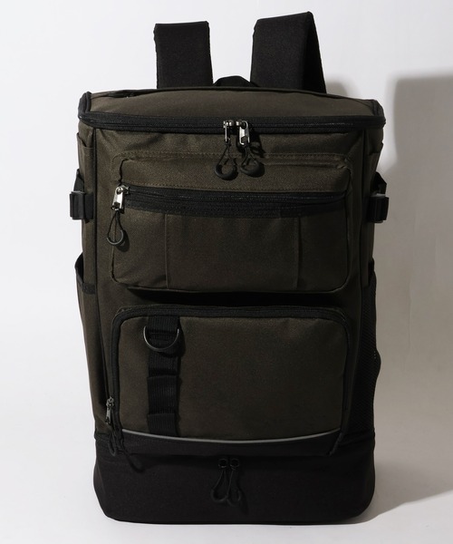 AIRWALK（エアウォーク）の「【AIRWALK/エアウォーク】大型スクエアリュック35L（バックパック/リュック・メンズ・ブラウン/ブラック/カーキ・FREE）」の3枚目の写真