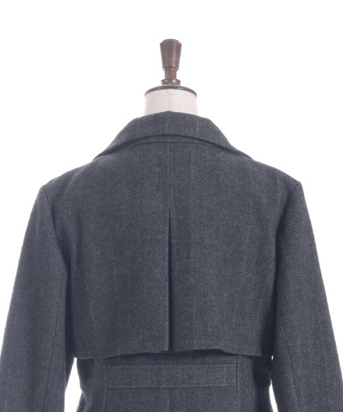 axes femme(アクシーズファム)の「2WAYカラーロングコート(ダッフルコート・レディース・ネイビー/チャコール/キャメル・MEDIUM/LARGE)」の10枚目の写真