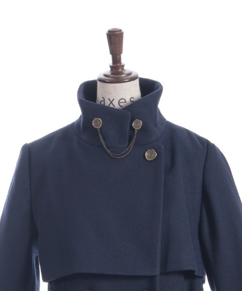 axes femme(アクシーズファム)の「2WAYカラーロングコート(ダッフルコート・レディース・ネイビー/チャコール/キャメル・MEDIUM/LARGE)」の15枚目の写真