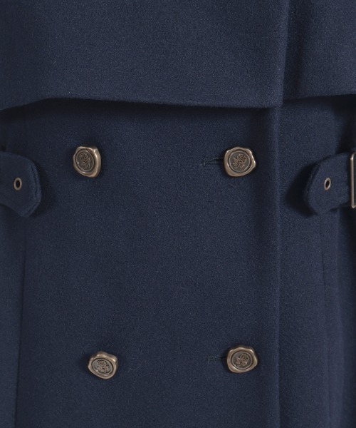 axes femme(アクシーズファム)の「2WAYカラーロングコート(ダッフルコート・レディース・ネイビー/チャコール/キャメル・MEDIUM/LARGE)」の19枚目の写真