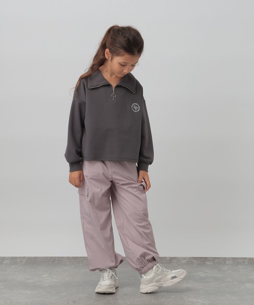 GLOBAL WORK（グローバルワーク）の「ダンボールセットアップ長袖/603697（つなぎ/オールインワン・キッズ・オフホワイト/チャコールグレー・160cm/140cm/130cm/150cm）」の19枚目の写真