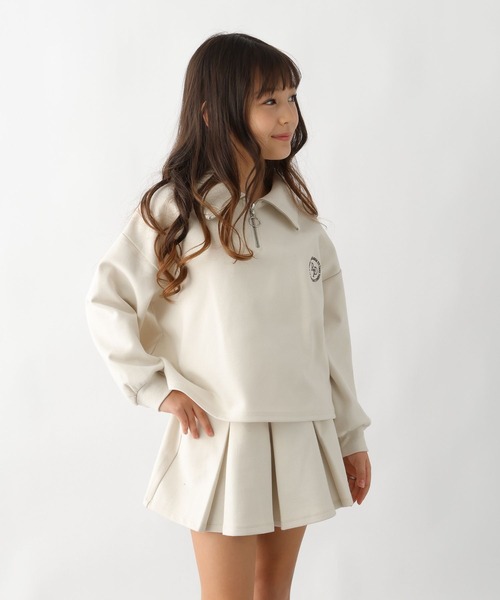 GLOBAL WORK（グローバルワーク）の「ダンボールセットアップ長袖/603697（つなぎ/オールインワン・キッズ・オフホワイト/チャコールグレー・160cm/140cm/130cm/150cm）」の7枚目の写真