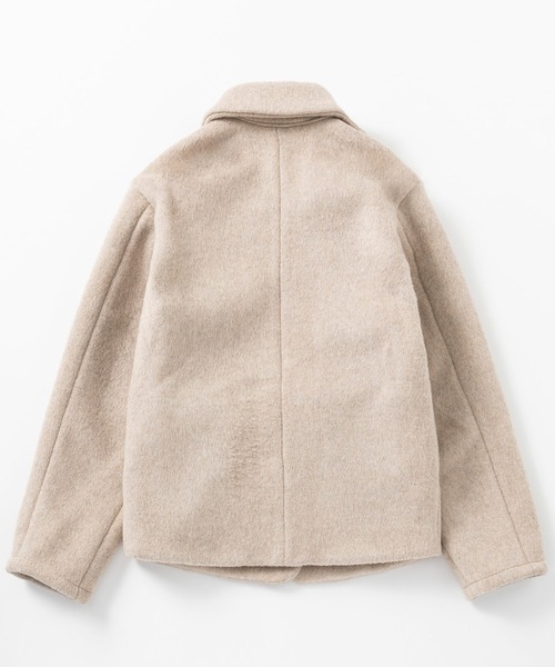 AJUGA.（アジュガ）の「ウールショートジャケット（ブルゾン・レディース・ブラック/アイボリー・FREE）」の7枚目の写真