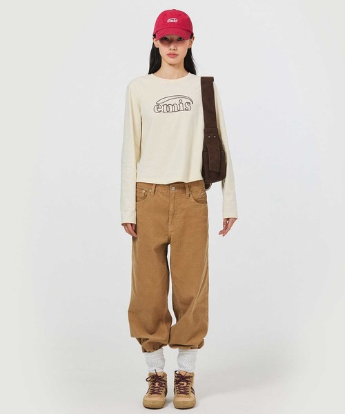 EMIS(イミス)の「WIDE STRAP HOBO BAG(ショルダーバッグ・レディース・バーガンディー/ブラウン/ベージュ/ブラック・FREE)」の13枚目の写真