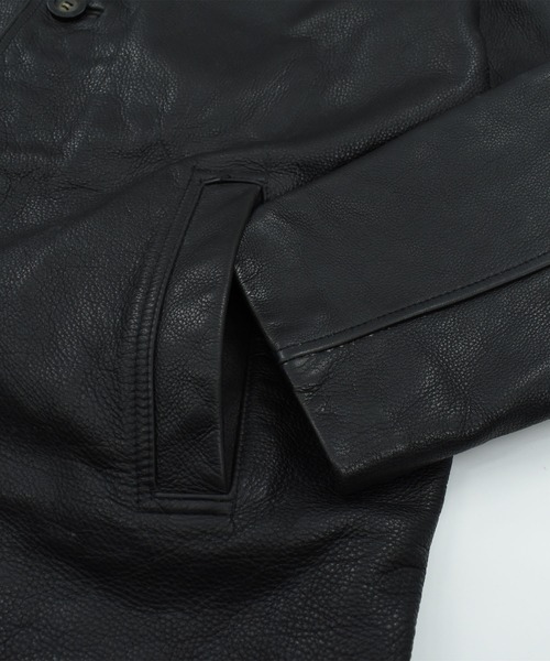 美品　ゲス Guess シボ　本革レザーレザーカーコート ライナー付き　メンズL ビッグサイズXXL GUESS レザー カーコート ブラック ライナー - メルカリ