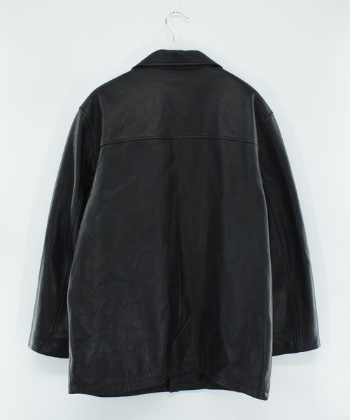 USED】GUESS カーコート レザージャケット（ライダースジャケット