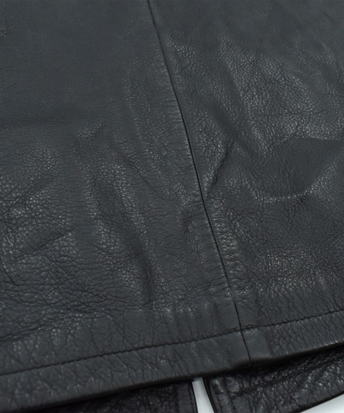 USED】GUESS カーコート レザージャケット（ライダースジャケット