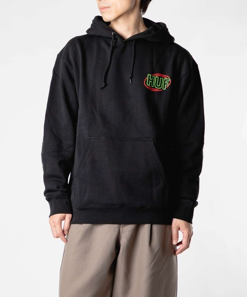 HUF(ハフ)の「HUF PROMO P/O HOODIE ハフ プロモーション プリント パーカー(パーカー・メンズ・ブラック・SMALL/MEDIUM/LARGE/X-LARGE)」の15枚目の写真