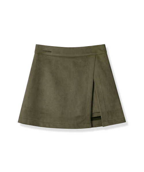 AVANDRESS(アバンドレス )の「Suede Chic Slit Mini Skirt PINK(スカート・レディース・ピンク・SMALL/MEDIUM)」の7枚目の写真