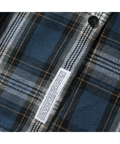 F.ILLUMINATE(フィルミネイト)の「クロスチェックフードシャツ-ネイビー(シャツ/ブラウス・レディース・その他・SMALL/MEDIUM/LARGE)」の10枚目の写真