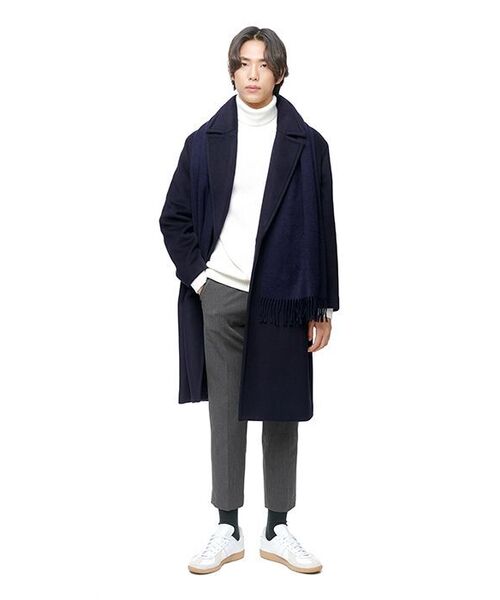 MUSINSA STANDARD（ムシンサスタンダード）の「テーパード隠しバンディングクロップドスラックス[ミディアムグレー]（スラックス・メンズ・その他・40/31/33/26/27/28/29/38/42/36/34/32/30）」の16枚目の写真