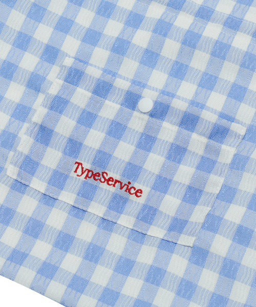 TYPESERVICE（タイプサービス）の「Checkered Button Pocket Bag [Sky Blue]（バックパック/リュック・レディース・その他・FREE）」の3枚目の写真